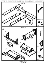 Preview for 6 page of GFW NARROW HALLWAY SHOE CABINET Assembly Instructions Manual