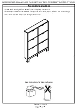 Preview for 10 page of GFW NARROW HALLWAY SHOE CABINET Assembly Instructions Manual