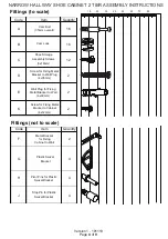 Preview for 4 page of GFW NARROW HALLWAY Assembly Instructions Manual