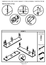 Preview for 5 page of GFW NARROW HALLWAY Assembly Instructions Manual