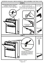 Preview for 8 page of GFW NARROW HALLWAY Assembly Instructions Manual