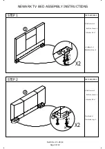 Preview for 8 page of GFW NEWARK TV BED Assembly Instructions Manual