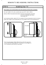 Preview for 14 page of GFW NEWARK TV BED Assembly Instructions Manual