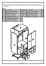 Предварительный просмотр 3 страницы GFW NORDICA 2 DOOR 4 DRAWER WARDROBE Assembly Instructions Manual