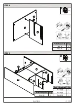 Предварительный просмотр 7 страницы GFW NORDICA 2 DOOR 4 DRAWER WARDROBE Assembly Instructions Manual