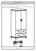 Предварительный просмотр 15 страницы GFW NORDICA 2 DOOR 4 DRAWER WARDROBE Assembly Instructions Manual