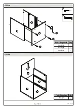 Preview for 7 page of GFW NORDICA 2 DRAWER BEDSIDE Assembly Instructions Manual