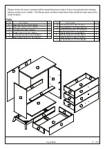 Preview for 3 page of GFW NORDICA 4 DRAWER CHEST Assembly Instructions Manual