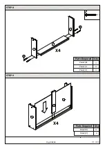 Preview for 9 page of GFW NORDICA 4 DRAWER CHEST Assembly Instructions Manual