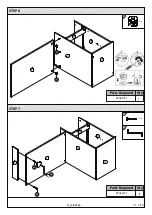 Preview for 8 page of GFW NORDICA STUDY DESK Assembly Instructions Manual