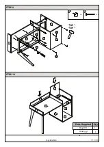 Preview for 10 page of GFW NORDICA STUDY DESK Assembly Instructions Manual