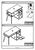 Preview for 11 page of GFW NORDICA STUDY DESK Assembly Instructions Manual