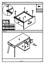 Preview for 14 page of GFW NORDICA STUDY DESK Assembly Instructions Manual