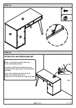 Preview for 15 page of GFW NORDICA STUDY DESK Assembly Instructions Manual