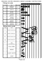 Предварительный просмотр 5 страницы GFW ORLEANS 2 DOOR 3 DRAWER CABINET Assembly Instructions Manual