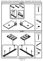 Предварительный просмотр 6 страницы GFW ORLEANS 2 DOOR 3 DRAWER CABINET Assembly Instructions Manual