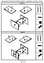 Предварительный просмотр 7 страницы GFW ORLEANS 2 DOOR 3 DRAWER CABINET Assembly Instructions Manual