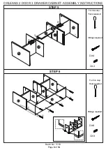 Предварительный просмотр 8 страницы GFW ORLEANS 2 DOOR 3 DRAWER CABINET Assembly Instructions Manual