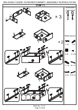 Предварительный просмотр 11 страницы GFW ORLEANS 2 DOOR 3 DRAWER CABINET Assembly Instructions Manual