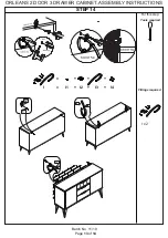 Предварительный просмотр 13 страницы GFW ORLEANS 2 DOOR 3 DRAWER CABINET Assembly Instructions Manual