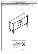 Предварительный просмотр 14 страницы GFW ORLEANS 2 DOOR 3 DRAWER CABINET Assembly Instructions Manual