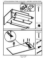 Предварительный просмотр 7 страницы GFW Ottawa Dressing Table Stool Set Assembly Instructions Manual