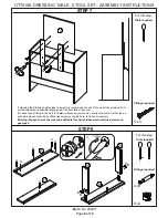 Предварительный просмотр 9 страницы GFW Ottawa Dressing Table Stool Set Assembly Instructions Manual