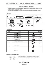 Preview for 3 page of GFW OTTAWA NIGHTSTAND Assembly Instructions Manual