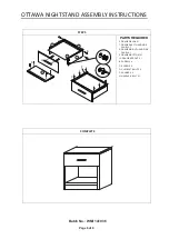 Предварительный просмотр 6 страницы GFW OTTAWA NIGHTSTAND Assembly Instructions Manual