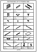 Preview for 4 page of GFW PETTINE END LIFT OTTOMAN BED Instructions Manual