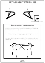 Preview for 6 page of GFW PETTINE END LIFT OTTOMAN BED Instructions Manual