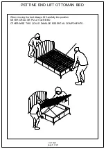 Preview for 8 page of GFW PETTINE END LIFT OTTOMAN BED Instructions Manual