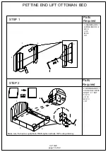 Preview for 10 page of GFW PETTINE END LIFT OTTOMAN BED Instructions Manual