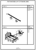 Preview for 12 page of GFW PETTINE END LIFT OTTOMAN BED Instructions Manual