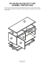 Preview for 3 page of GFW POLAR HIGH GLOSS LED TV UNIT Assembly Instructions Manual