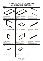 Preview for 4 page of GFW POLAR HIGH GLOSS LED TV UNIT Assembly Instructions Manual