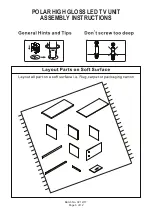 Preview for 6 page of GFW POLAR HIGH GLOSS LED TV UNIT Assembly Instructions Manual