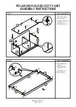 Preview for 9 page of GFW POLAR HIGH GLOSS LED TV UNIT Assembly Instructions Manual