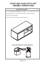 Preview for 12 page of GFW POLAR HIGH GLOSS LED TV UNIT Assembly Instructions Manual