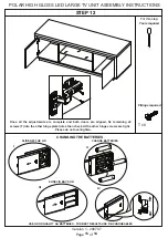 Preview for 13 page of GFW Polar Large TV Unit Assembly Instructions Manual