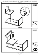 Preview for 7 page of GFW Polar LED Coffee Table Assembly Instructions Manual