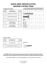 Preview for 5 page of GFW QUEEN ANNE WMI14931 Assembly Instructions Manual