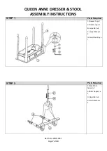 Preview for 7 page of GFW QUEEN ANNE WMI14931 Assembly Instructions Manual