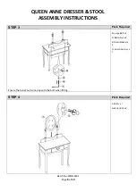 Preview for 8 page of GFW QUEEN ANNE WMI14931 Assembly Instructions Manual