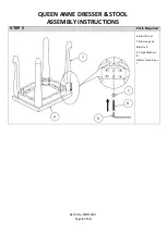 Preview for 9 page of GFW QUEEN ANNE WMI14931 Assembly Instructions Manual