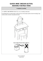 Preview for 10 page of GFW QUEEN ANNE WMI14931 Assembly Instructions Manual