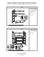 Preview for 5 page of GFW SHOE CABINET Assembly Instructions Manual