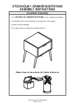 Preview for 12 page of GFW STOCKHOLM 1 DRAWER NIGHTSTAND Assembly Instructions Manual