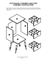 Preview for 3 page of GFW STOCKHOLM 3 DRAWER SLIM CHEST Assembly Instructions Manual