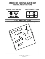 Предварительный просмотр 6 страницы GFW STOCKHOLM 3 DRAWER SLIM CHEST Assembly Instructions Manual